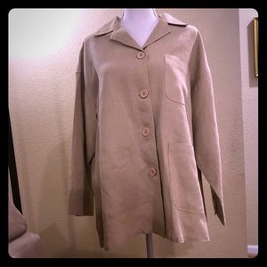 TAN LINEN JACKET